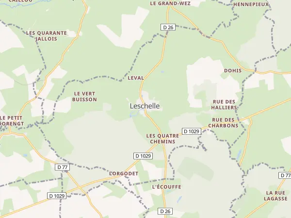 Plan de Leschelle