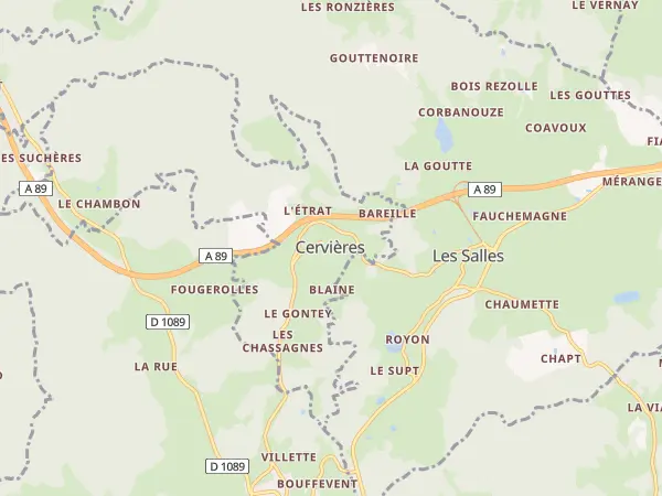 Plan de Cervières