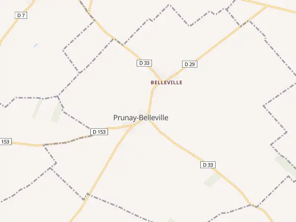 Plan de Prunay-Belleville