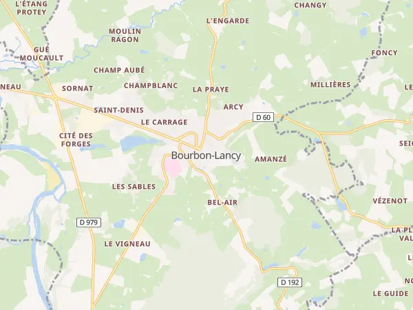 Plan de Bourbon-Lancy