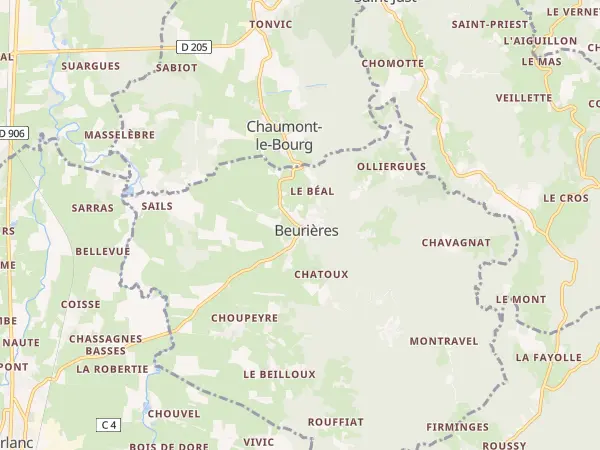 Plan de Beurières