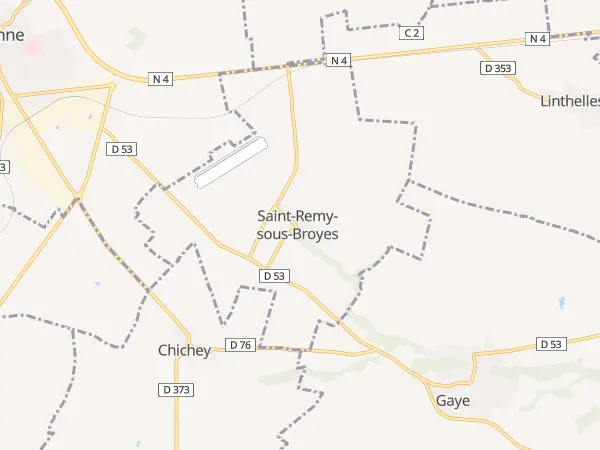 Plan de Saint-Remy-sous-Broyes