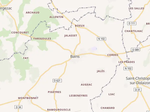 Plan de Bains
