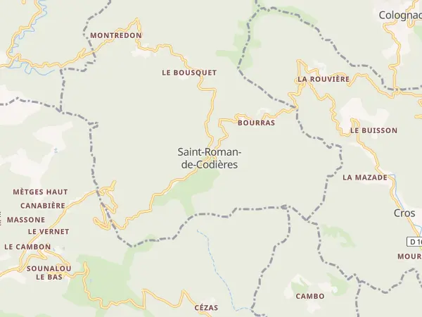 Plan de Saint-Roman-de-Codières