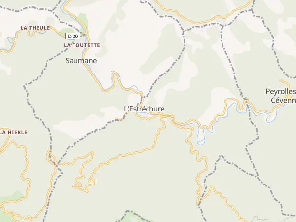 Plan de L’Estréchure