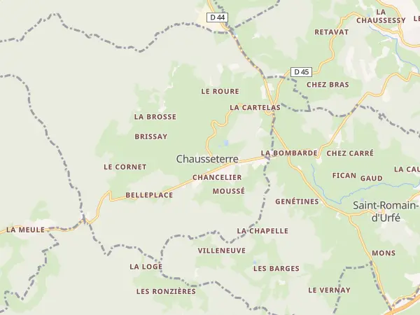 Plan de Chausseterre