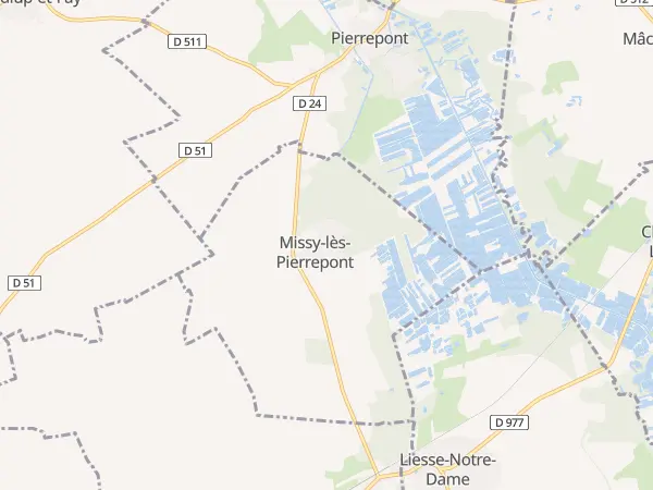 Plan de Missy-lès-Pierrepont