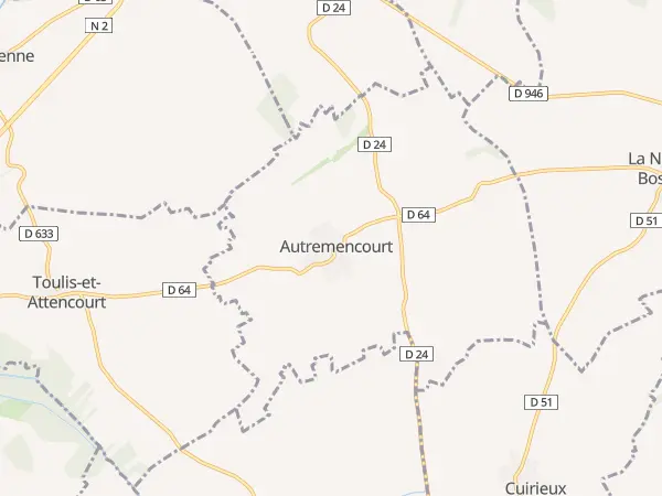 Plan de Autremencourt