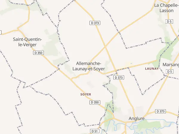 Plan de Allemanche-Launay-et-Soyer
