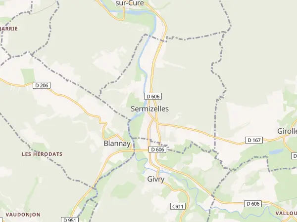Plan de Sermizelles