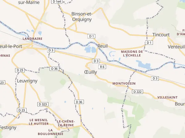 Plan de Œuilly