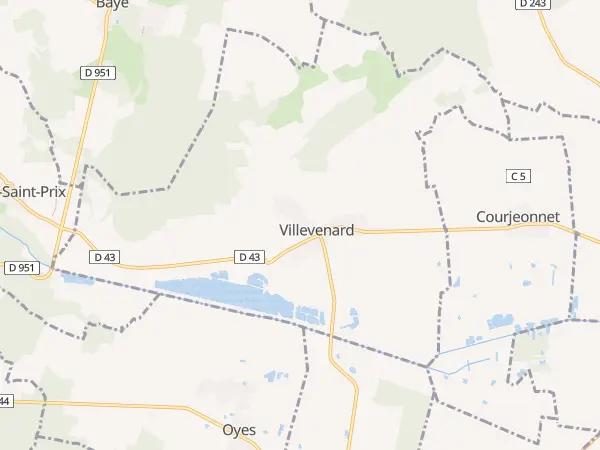 Plan de Villevenard