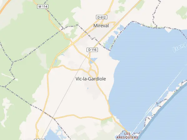 Plan de Vic-la-Gardiole