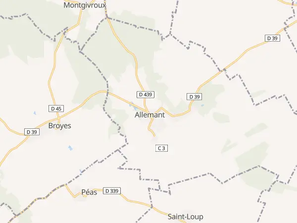 Plan de Allemant
