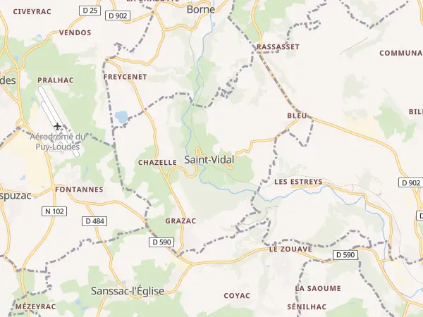 Plan de Saint-Vidal
