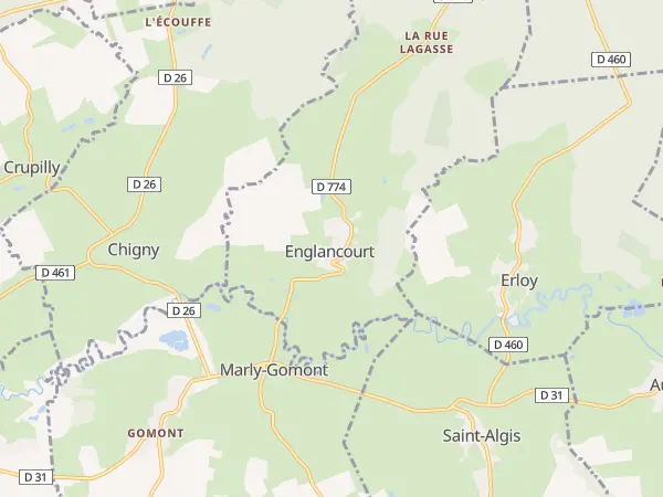 Plan de Englancourt