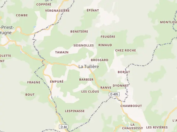 Plan de La Tuilière