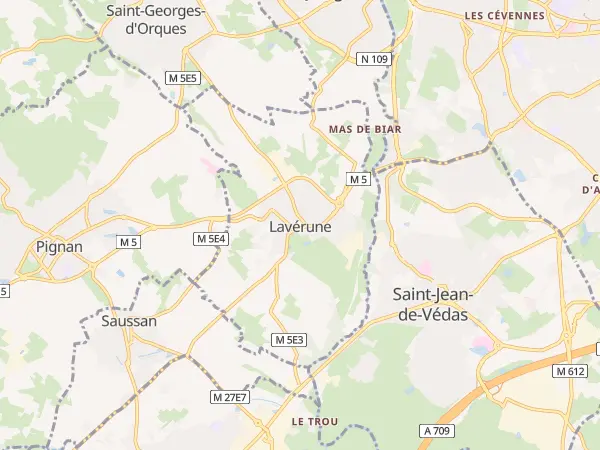 Plan de Lavérune