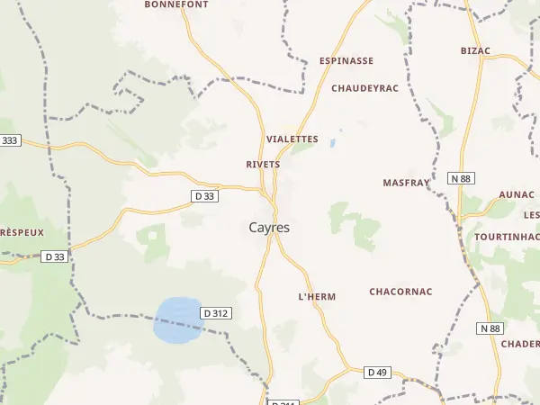 Plan de Cayres