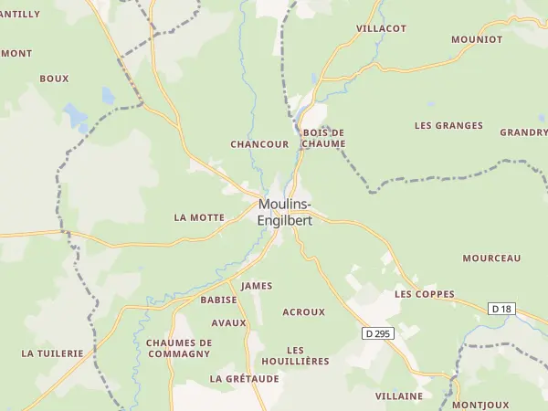 Plan de Moulins-Engilbert