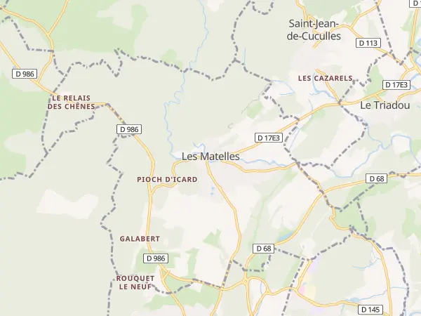 Plan des Matelles