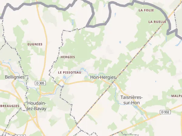 Plan de Hon-Hergies