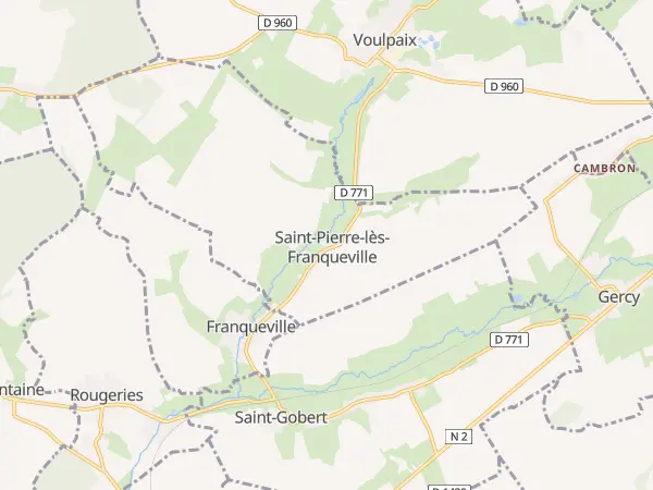 Plan de Saint-Pierre-lès-Franqueville