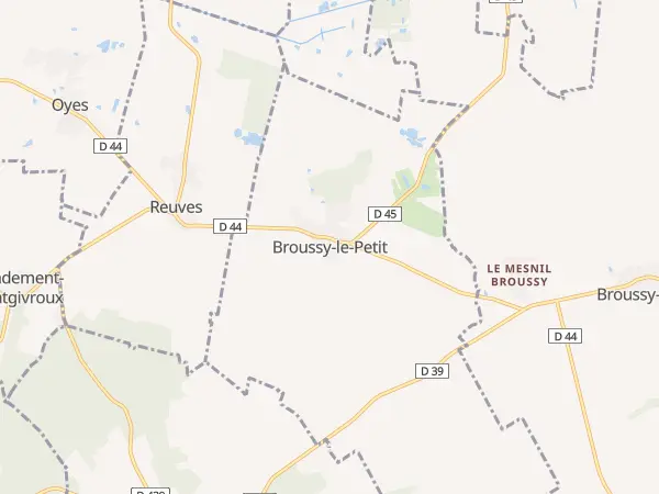 Plan de Broussy-le-Petit