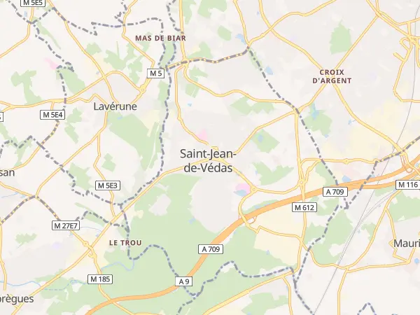 Plan de Saint-Jean-de-Védas