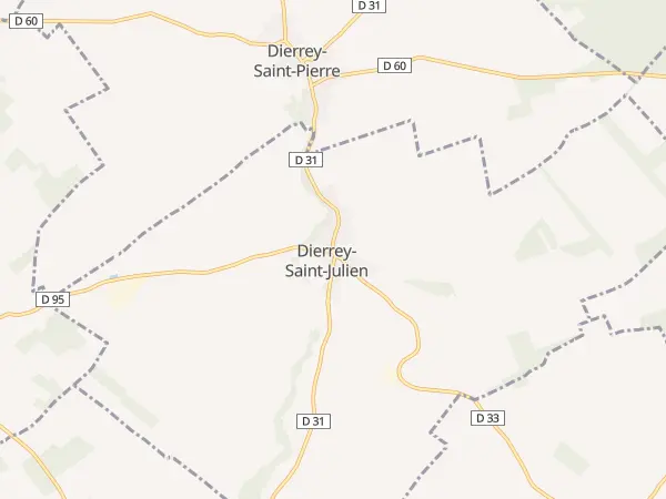 Plan de Dierrey-Saint-Julien