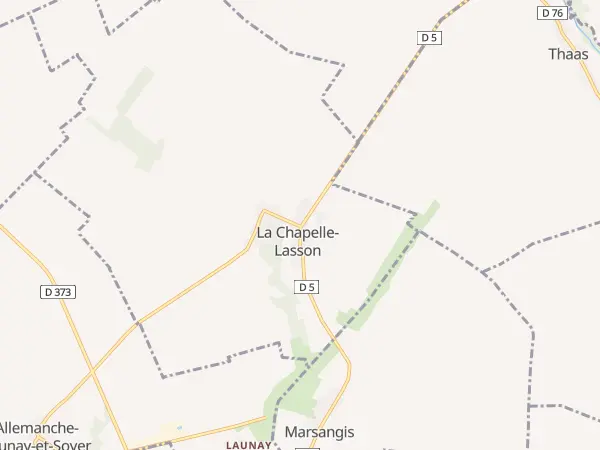 Plan de La Chapelle-Lasson