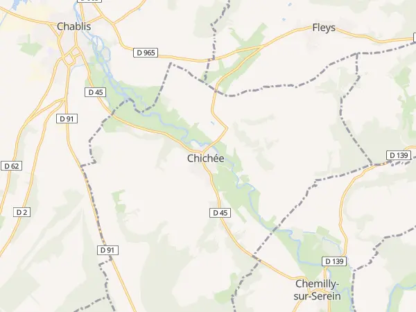 Plan de Chichée