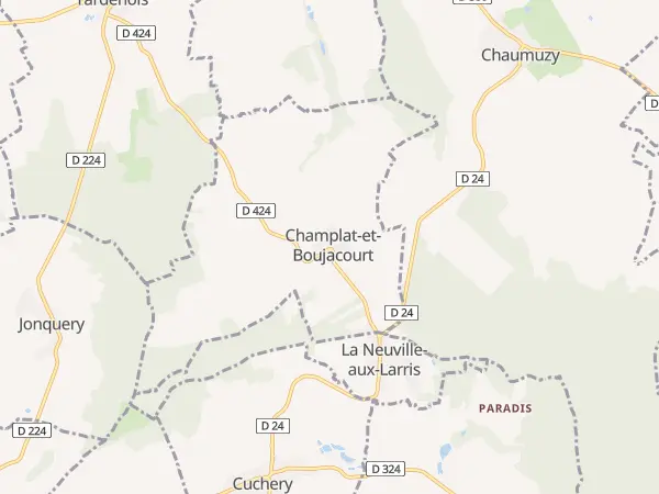 Plan de Champlat-et-Boujacourt