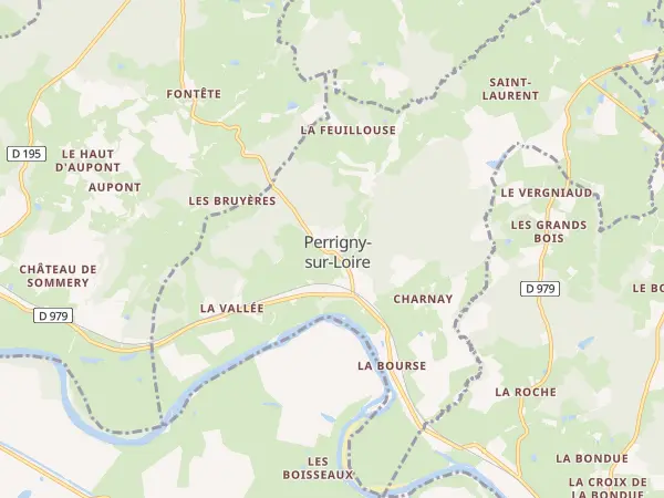 Plan de Perrigny-sur-Loire