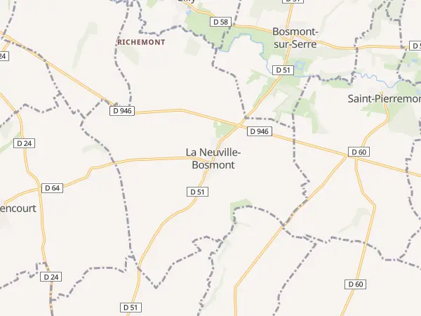 Plan de La Neuville-Bosmont