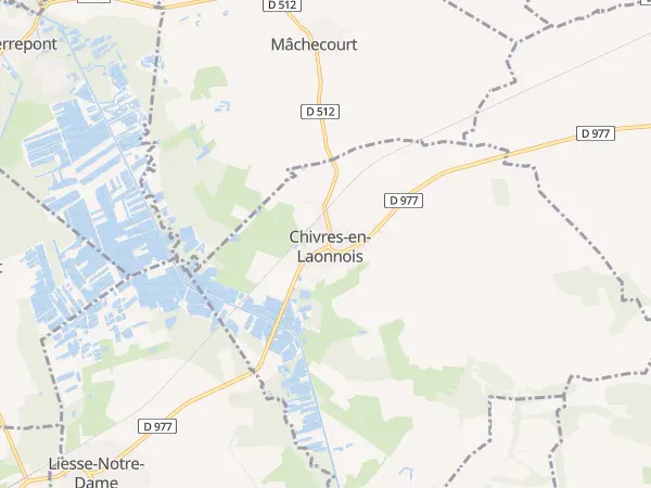 Plan de Chivres-en-Laonnois