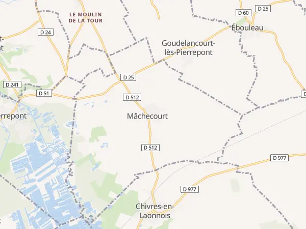 Plan de Mâchecourt