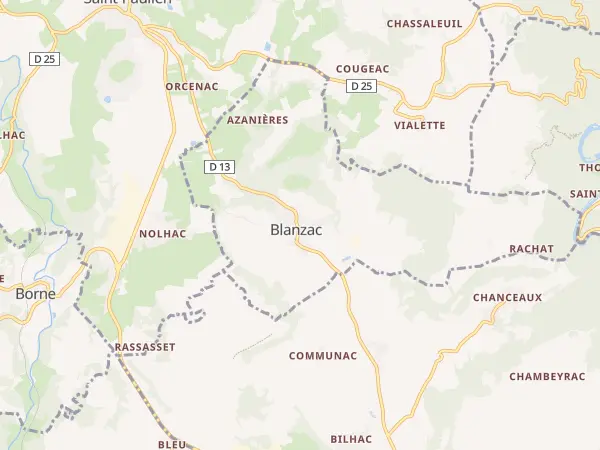Plan de Blanzac