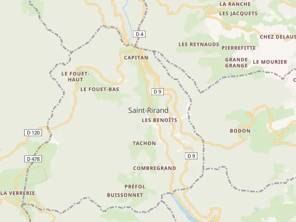 Plan de Saint-Rirand