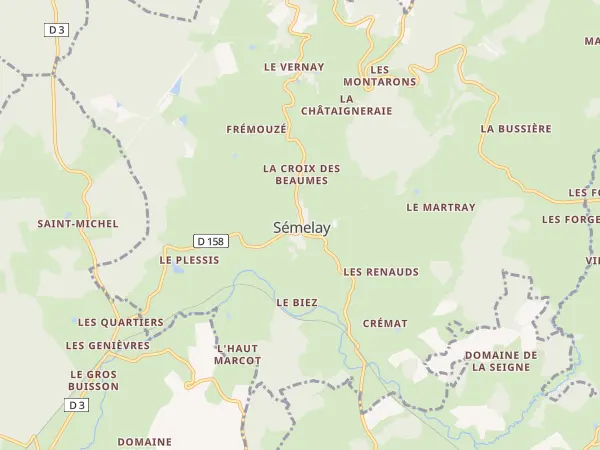 Plan de Sémelay