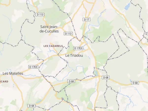 Plan du Triadou
