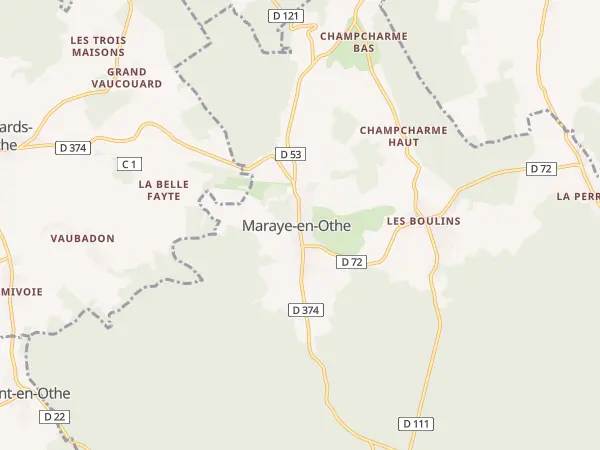 Plan de Maraye-en-Othe