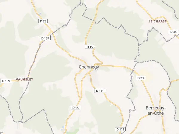 Plan de Chennegy