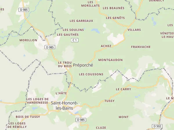 Plan de Préporché