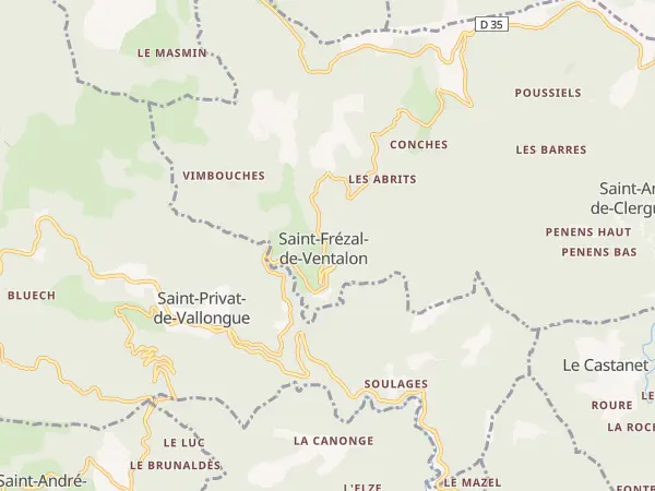 Plan de Ventalon en Cévennes
