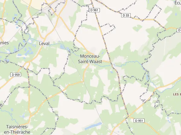 Plan de Monceau-Saint-Waast