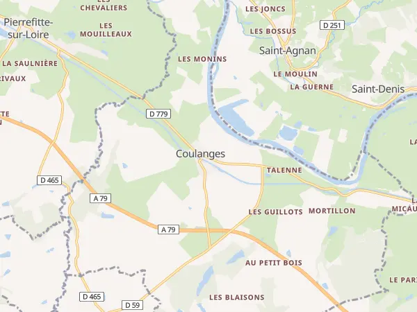 Plan de Coulanges