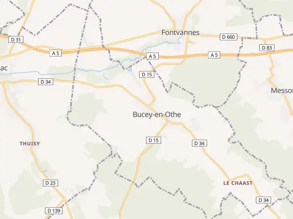 Plan de Bucey-en-Othe