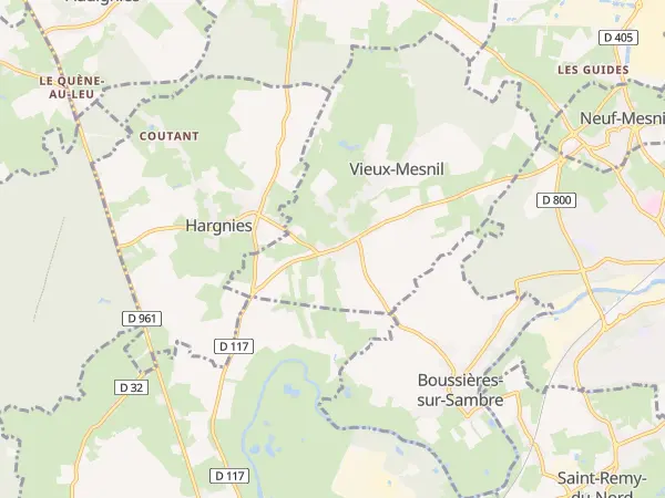 Plan de Vieux-Mesnil