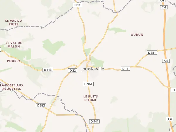 Plan de Joux-la-Ville